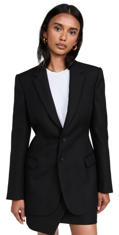 WARDROBE. NYC Contour Blazer Black