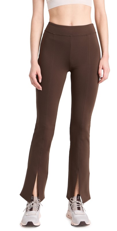 Alo Yoga Airbrush High Waist 7/8 Flutter Leggings Espresso