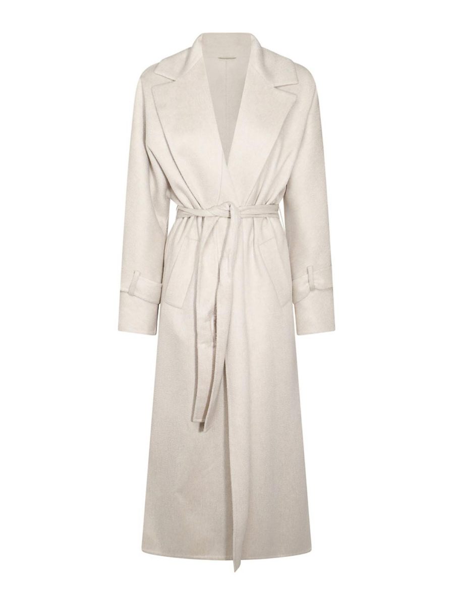 Brunello Cucinelli Manteau Court - Gris