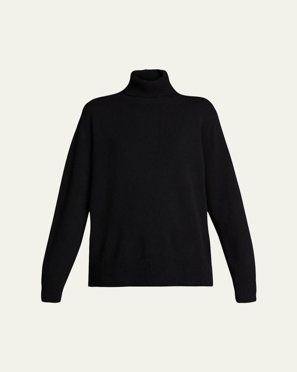 Stepny Wool-Cashmere Turtleneck Top