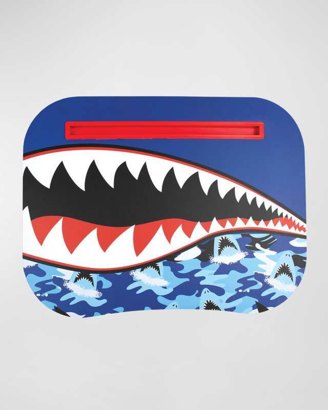 Kid's Shark-Print Lap Desk