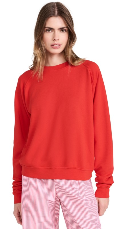 DONNI. The Eco Terry Crewneck Tomato