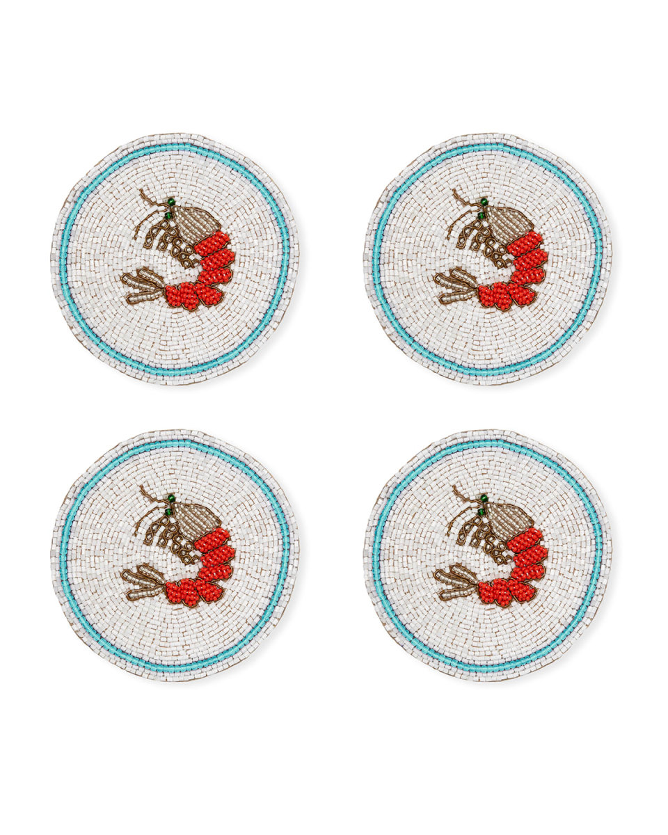 Shrimp Coasters, Set of 4