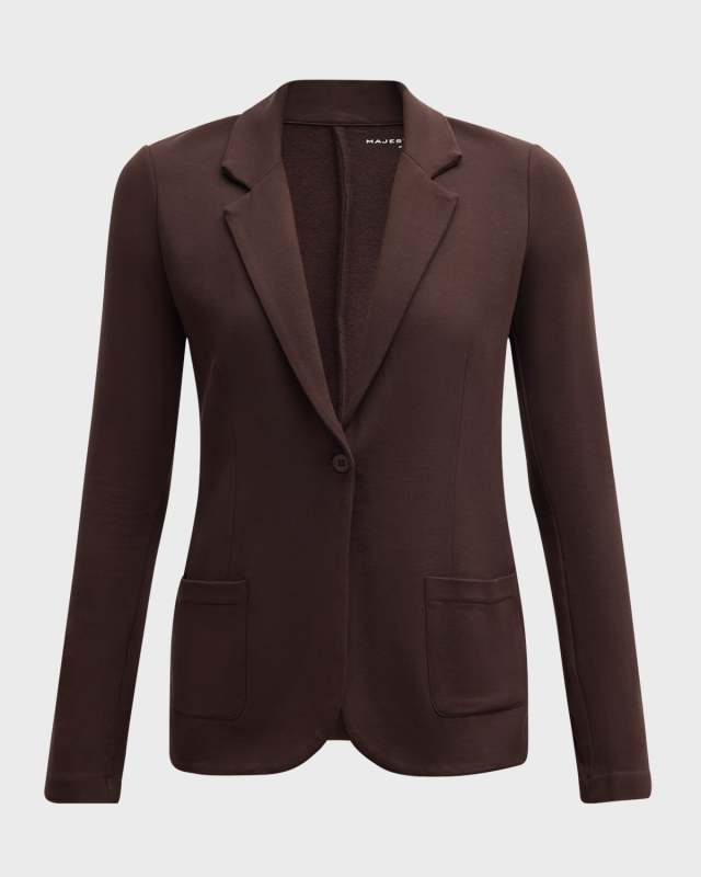 French Terry One-Button Blaz