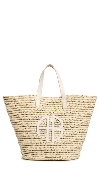 ANINE BING Palermo Tote Ivory Mult