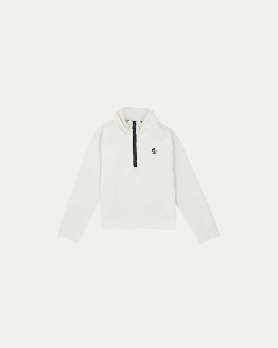 Kid's Quarter Zip-Up Sweatshirt, Size 4-6