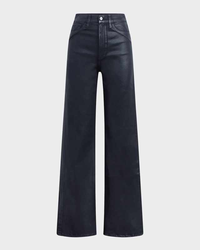 The Mia Petite Coated Jeans
