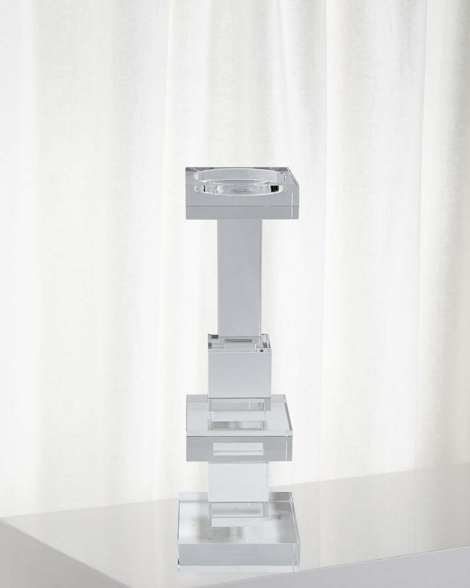 Tall Brilliant Pillar Candle Holder