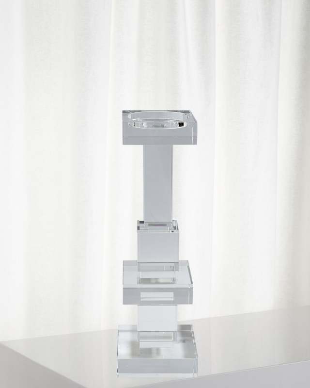 Tall Brilliant Pillar Candle Holder