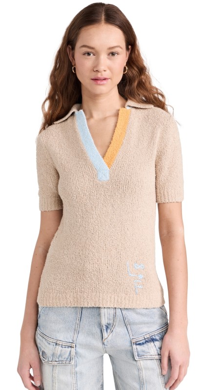Lingua Franca Miller Boucle Polo Sable