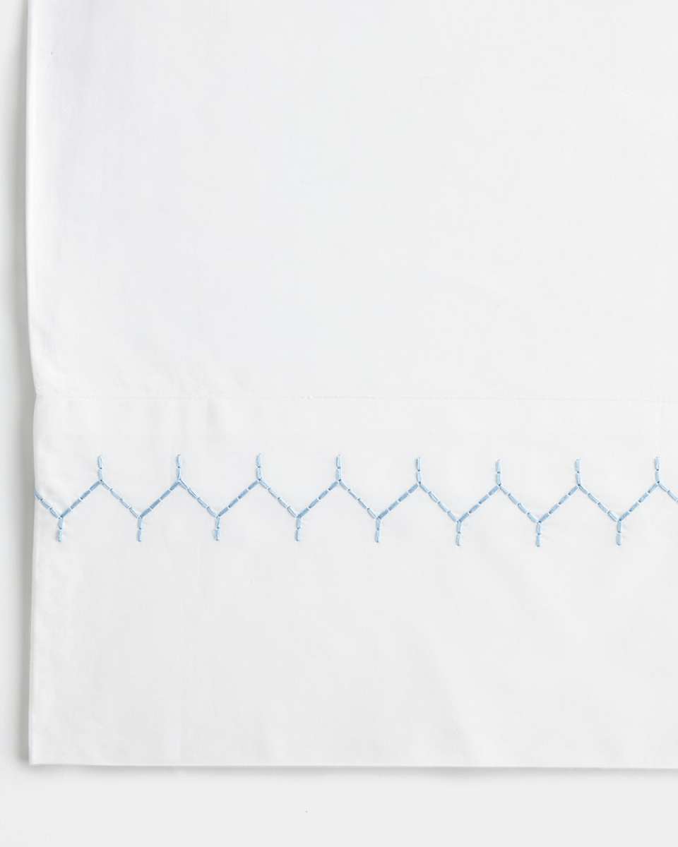 Stitched 300 Thread Count Pillowcases Set of 2,
