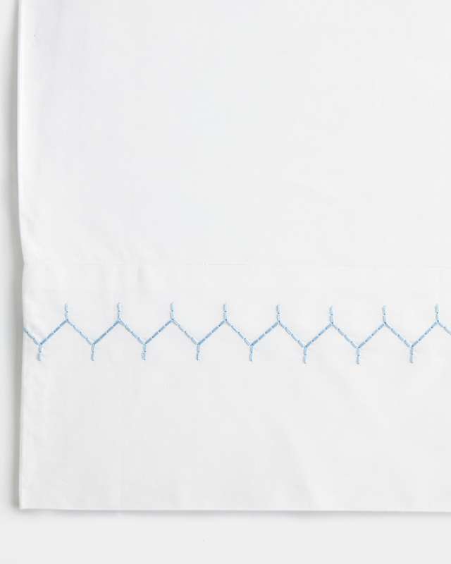 Stitched 300 Thread Count Pillowcases Set of 2,