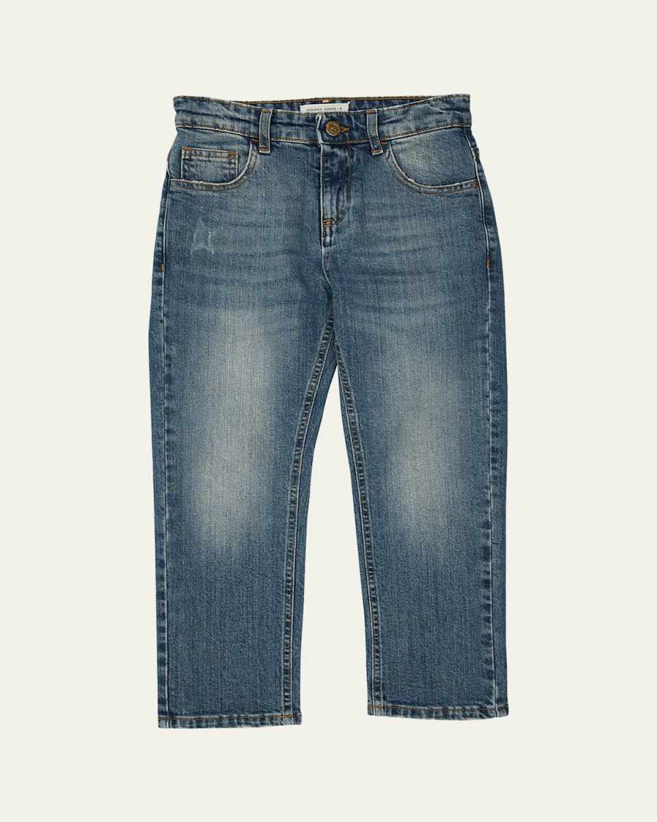 Boy's Journey Medium Stone Wash Stretch Jeans, Size 12