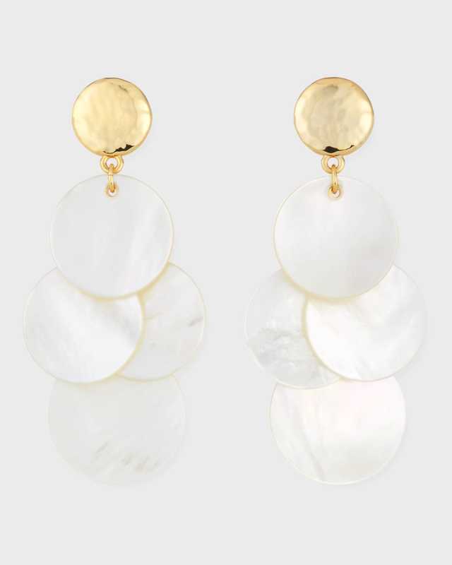 Mother-of-Pearl Mini Chandelier Earrings