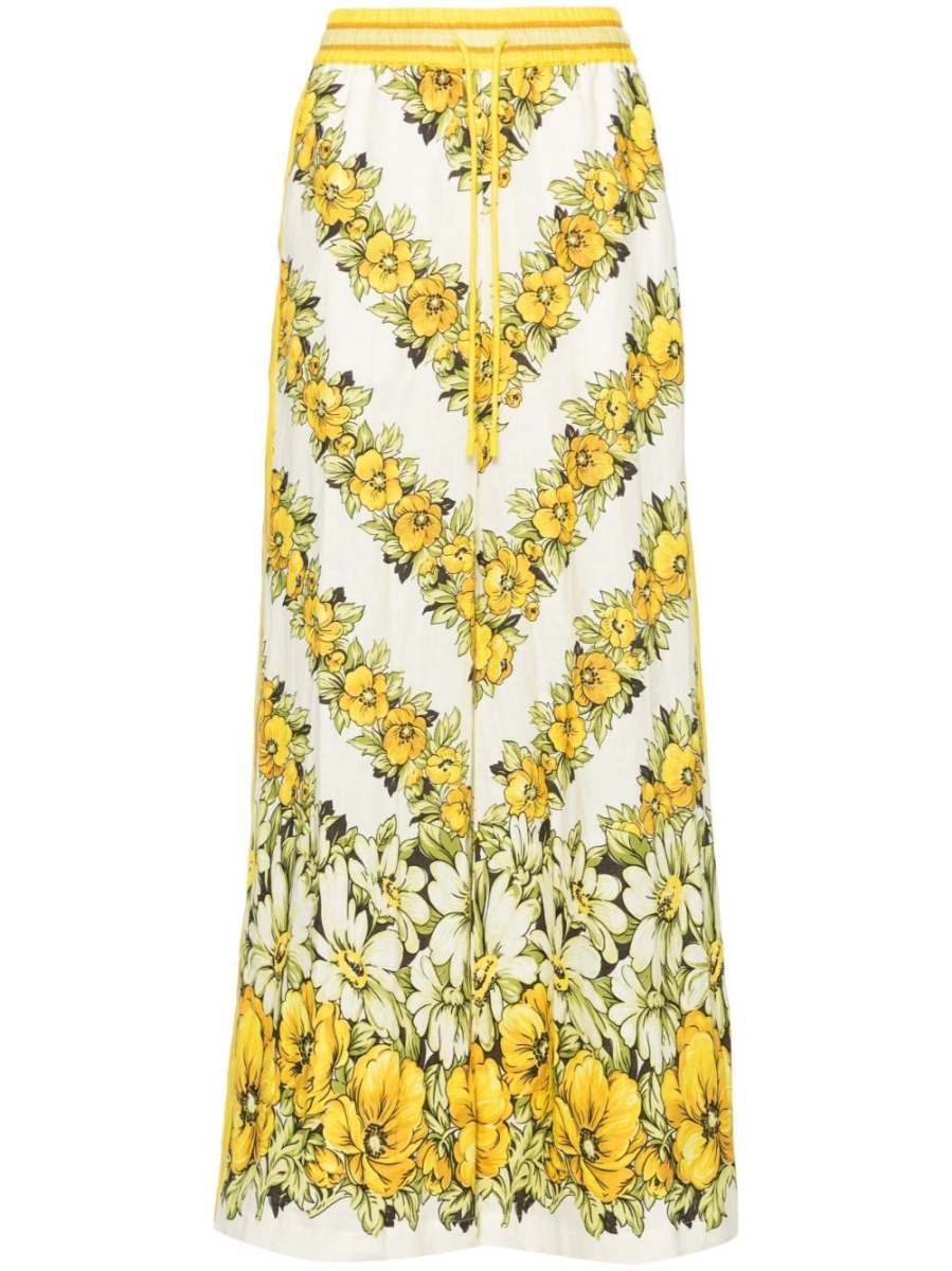 Gisela floral-print trousers