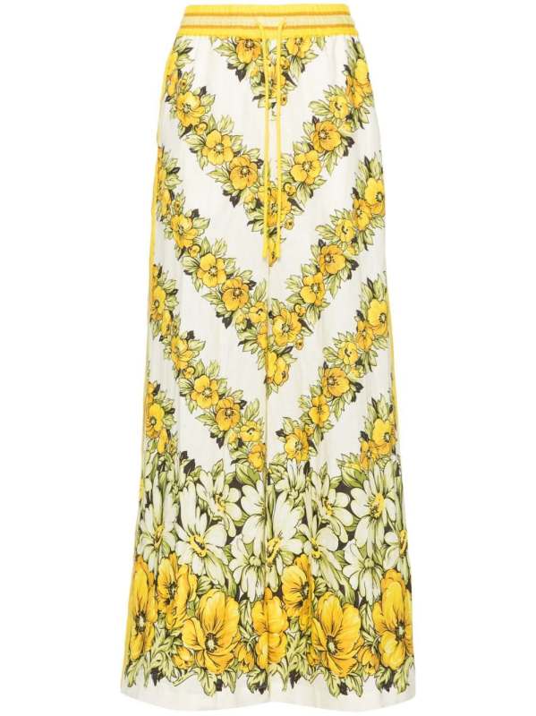 Gisela floral-print trousers