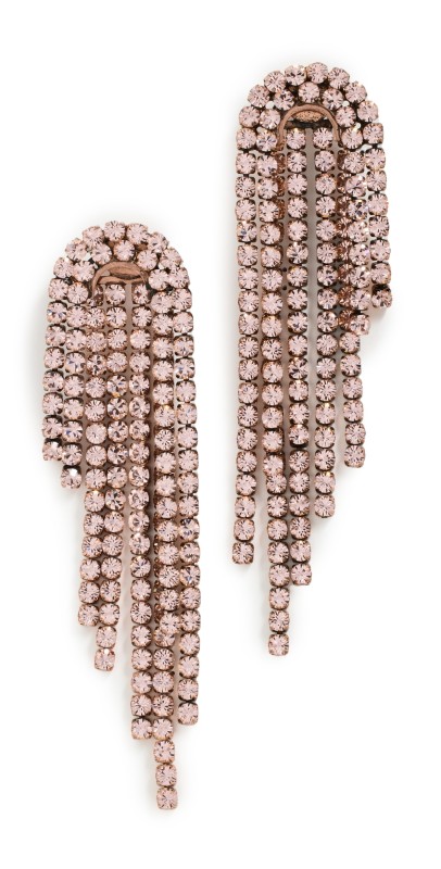 DEMARSON Ariel Earrings COPPER OX/ROSALINE
