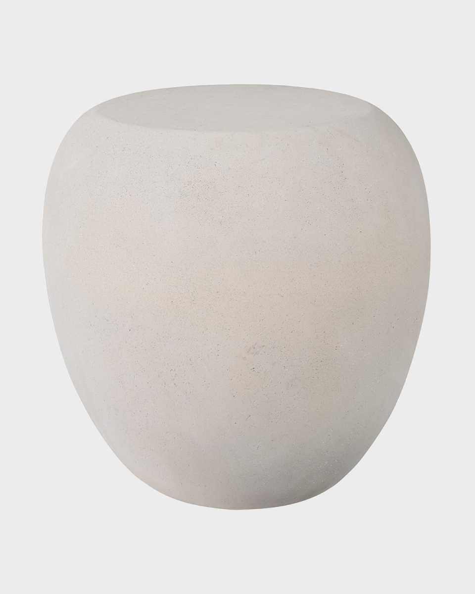 River Stone Side Table, Roman Stone