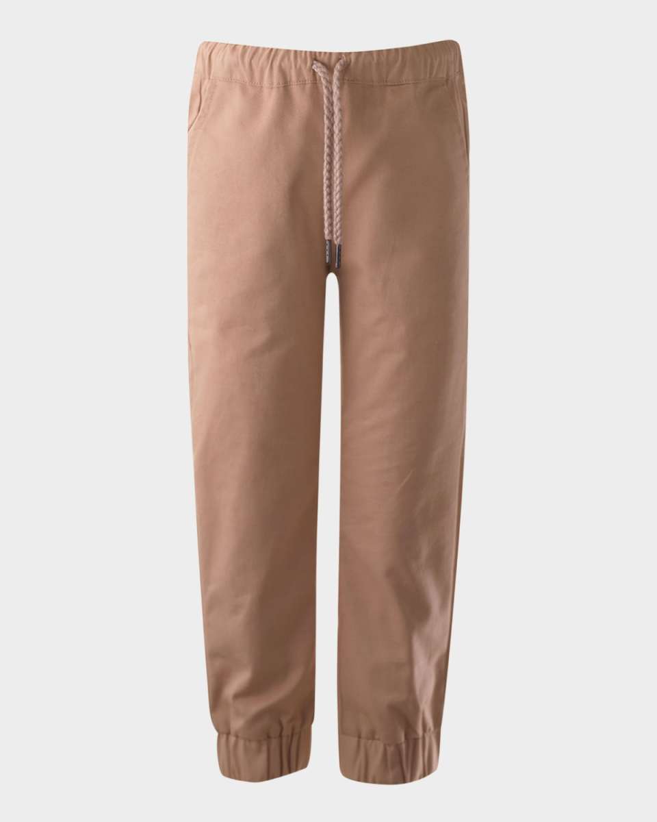 Boy's Cotton Chino Joggers, Size 2-10