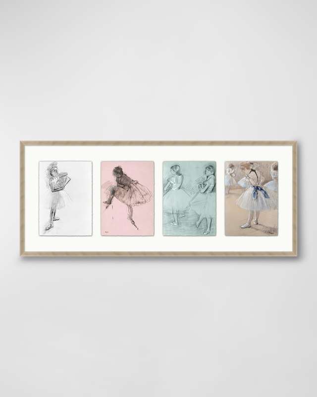 "Ballerina Studies" Framed Giclee