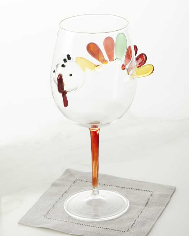Turkey Stemmed Wine Glass