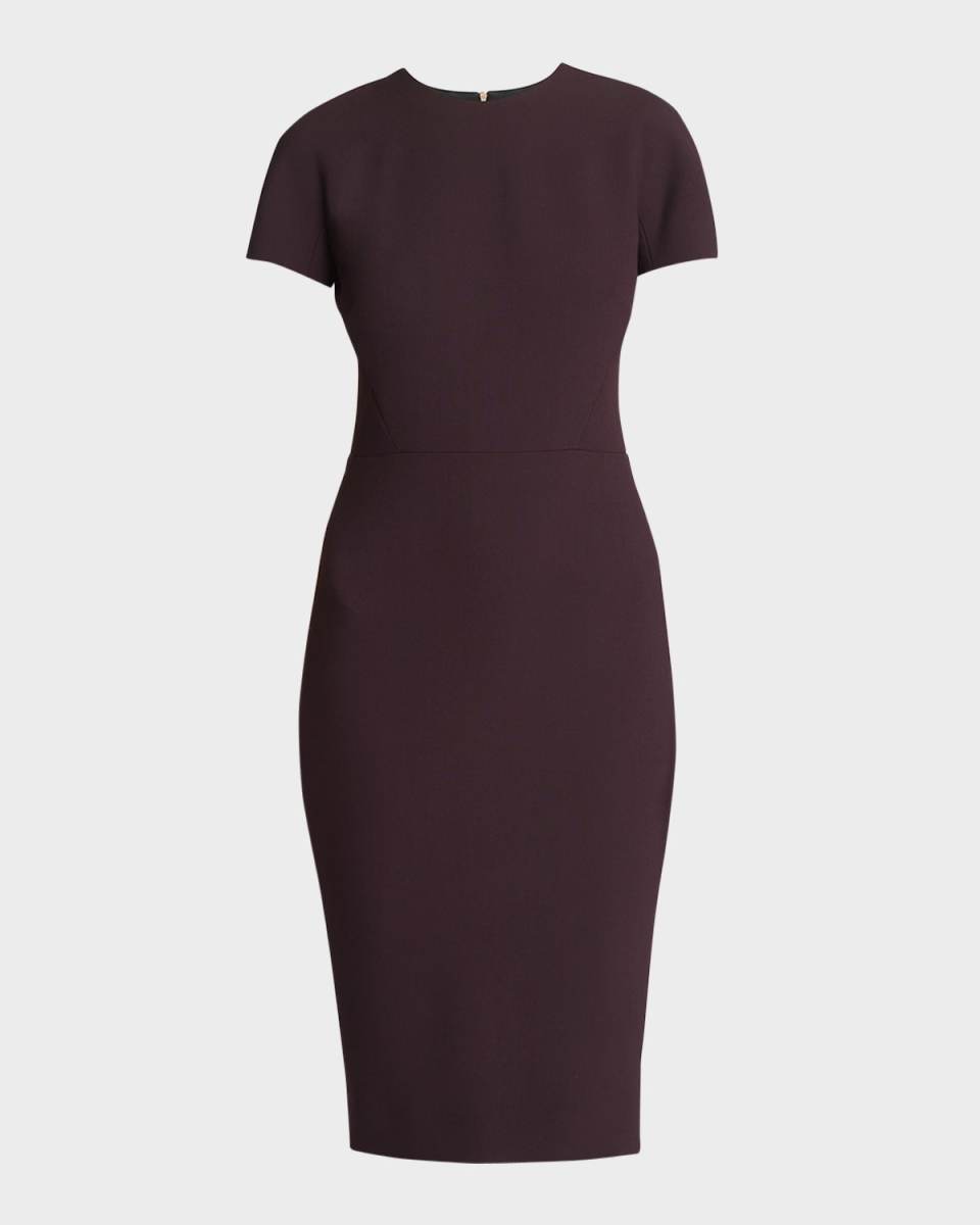 T-Shirt Sheath Dress with Back Zipper