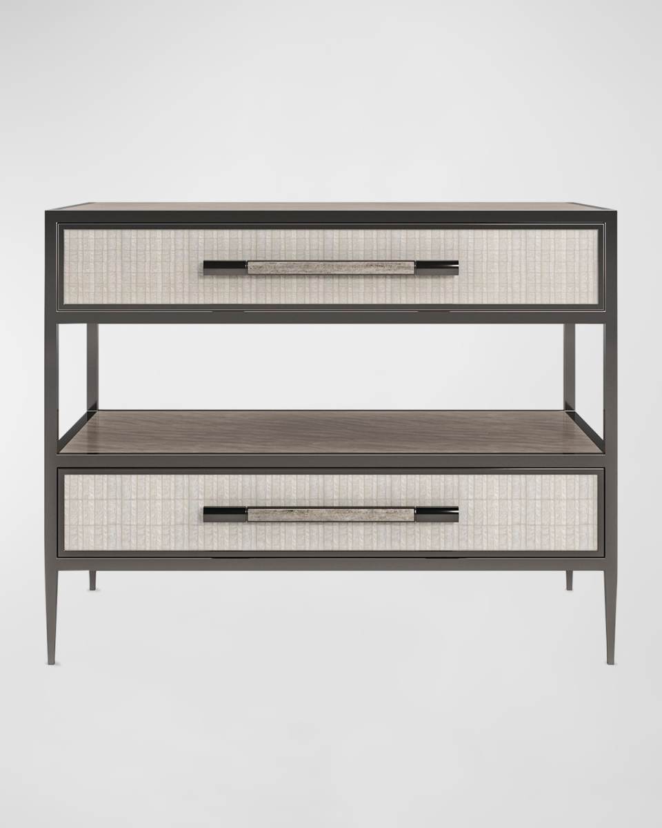 Dual Impressions Nightstand