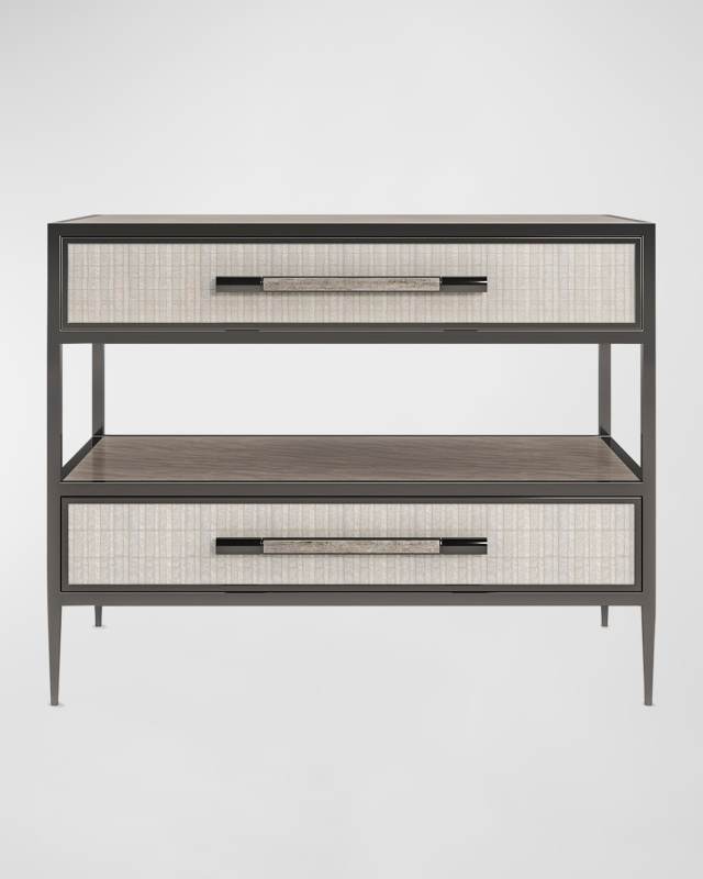 Dual Impressions Nightstand