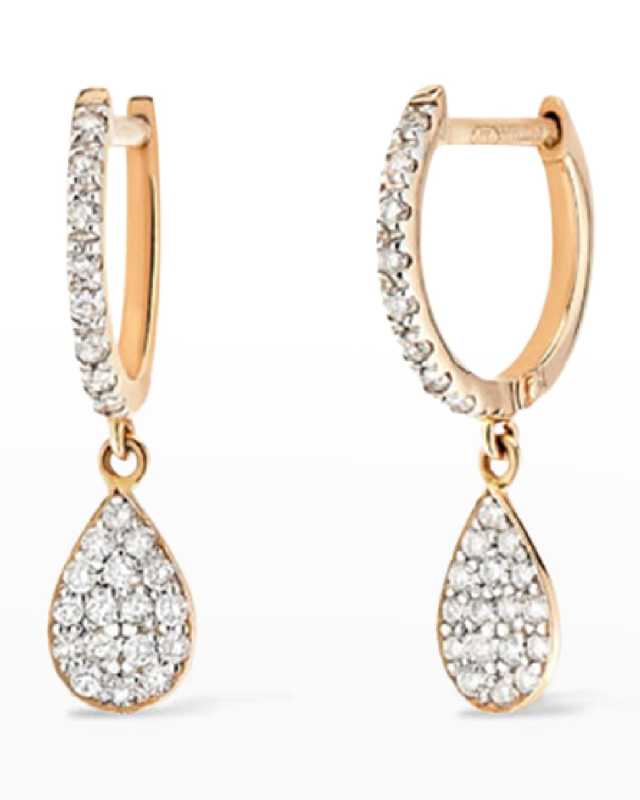Diamond Bliss Hoop Earrings