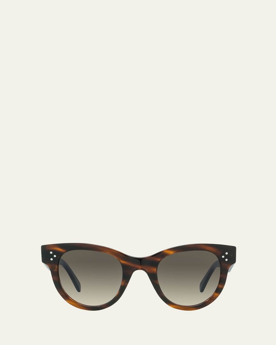 Tortoiseshell Acetate Cat-Eye Sunglasses