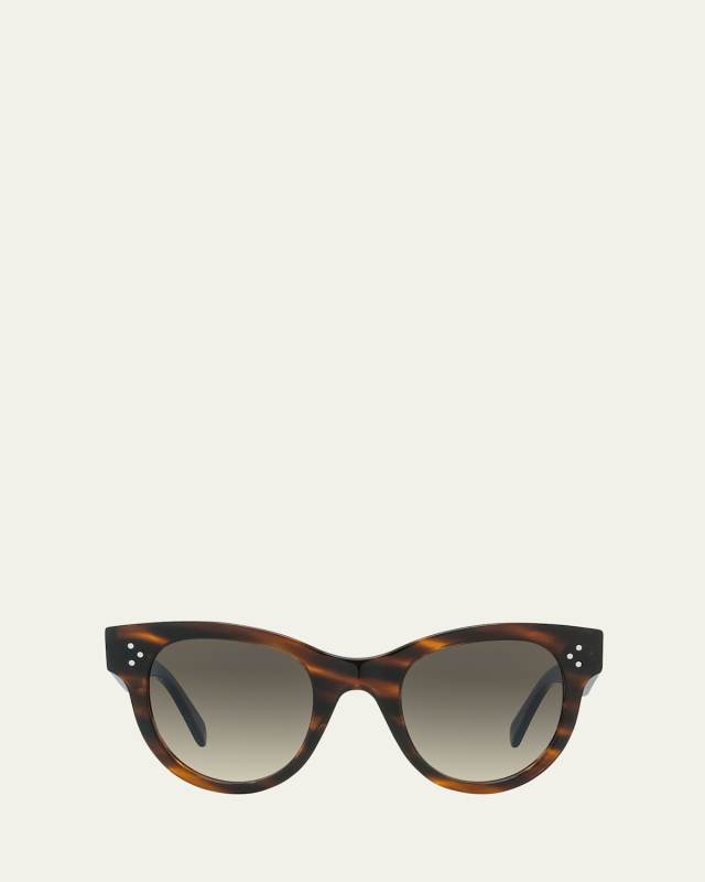 Tortoiseshell Acetate Cat-Eye Sunglasses