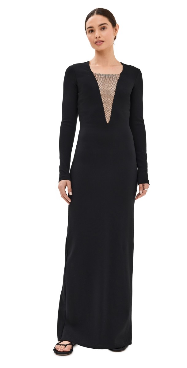 STAUD Kris Dress Black
