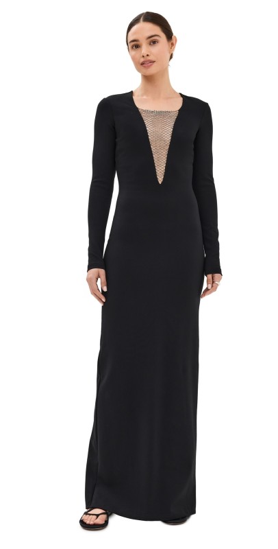 STAUD Kris Dress Black