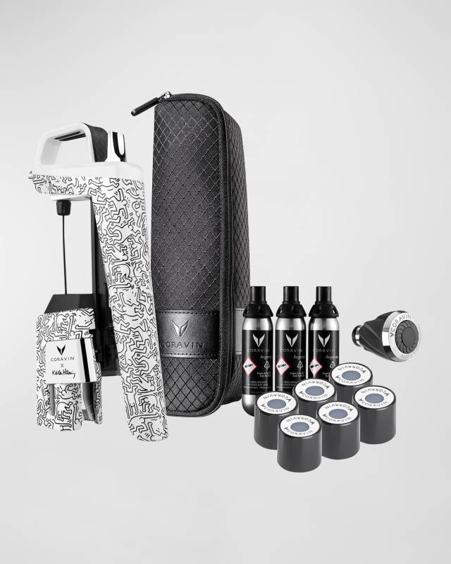 12-Piece Model Six Wine Preservation System, Keith Haring Artist Edition