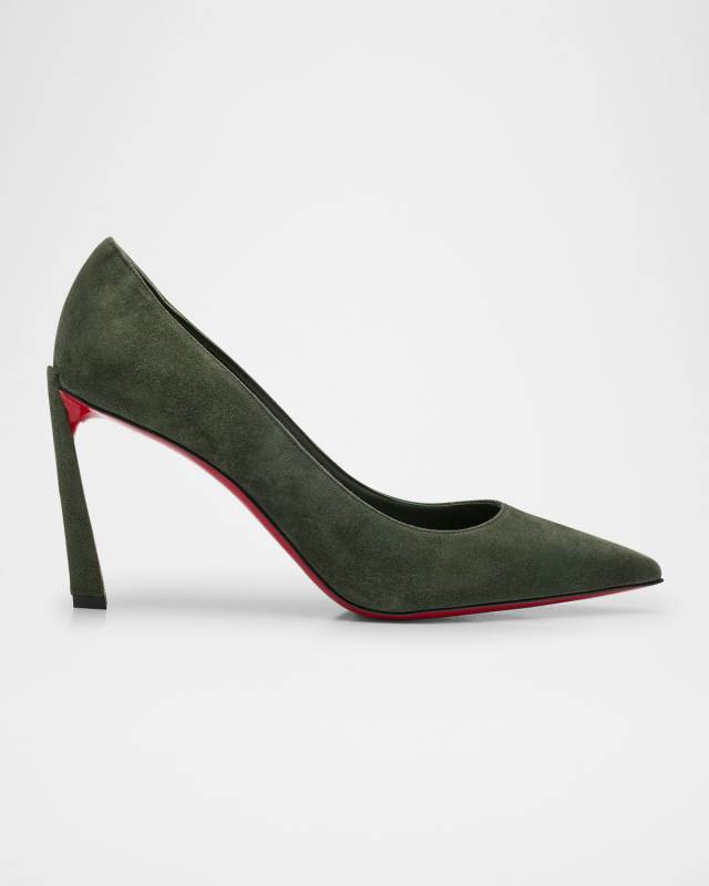 Condora Suede Red Sole Pumps