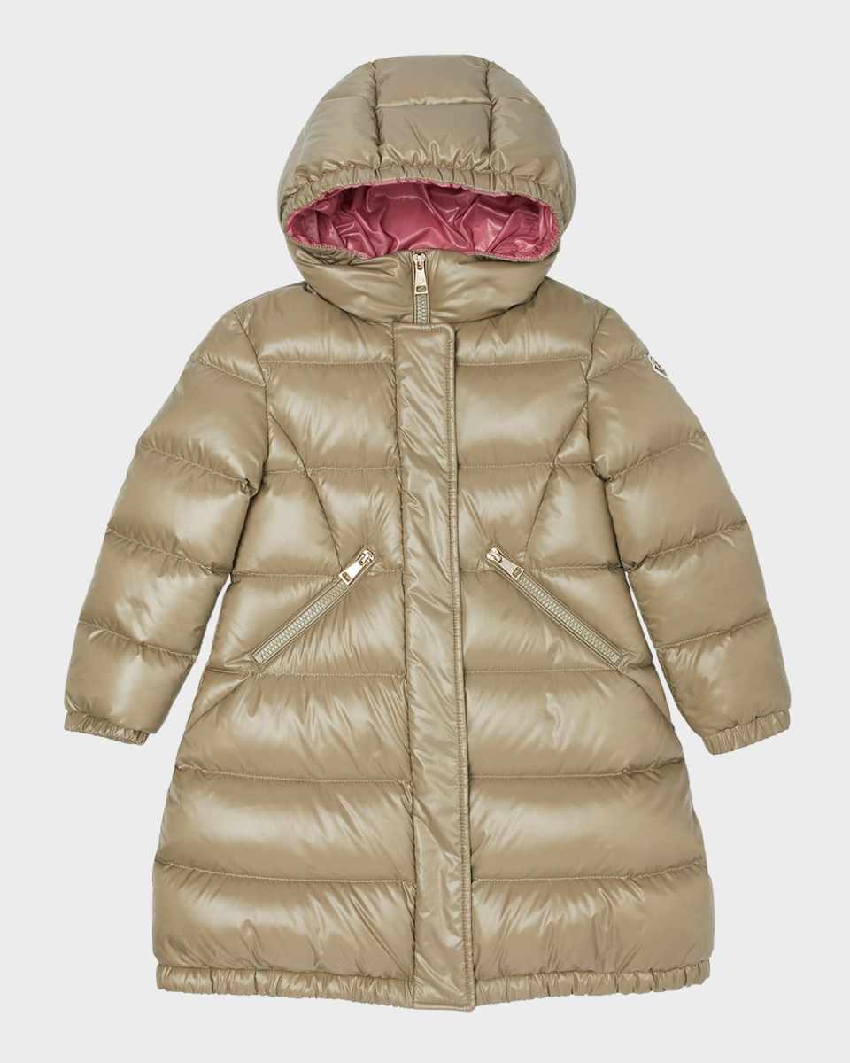 Girl's Bellevue Long Coat, Size 8-14
