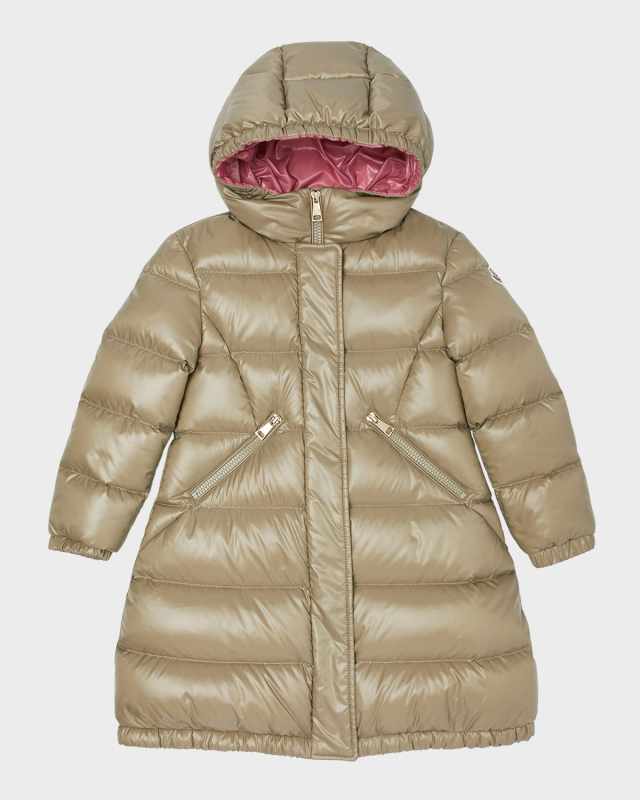 Girl's Bellevue Long Coat, Size 8-14