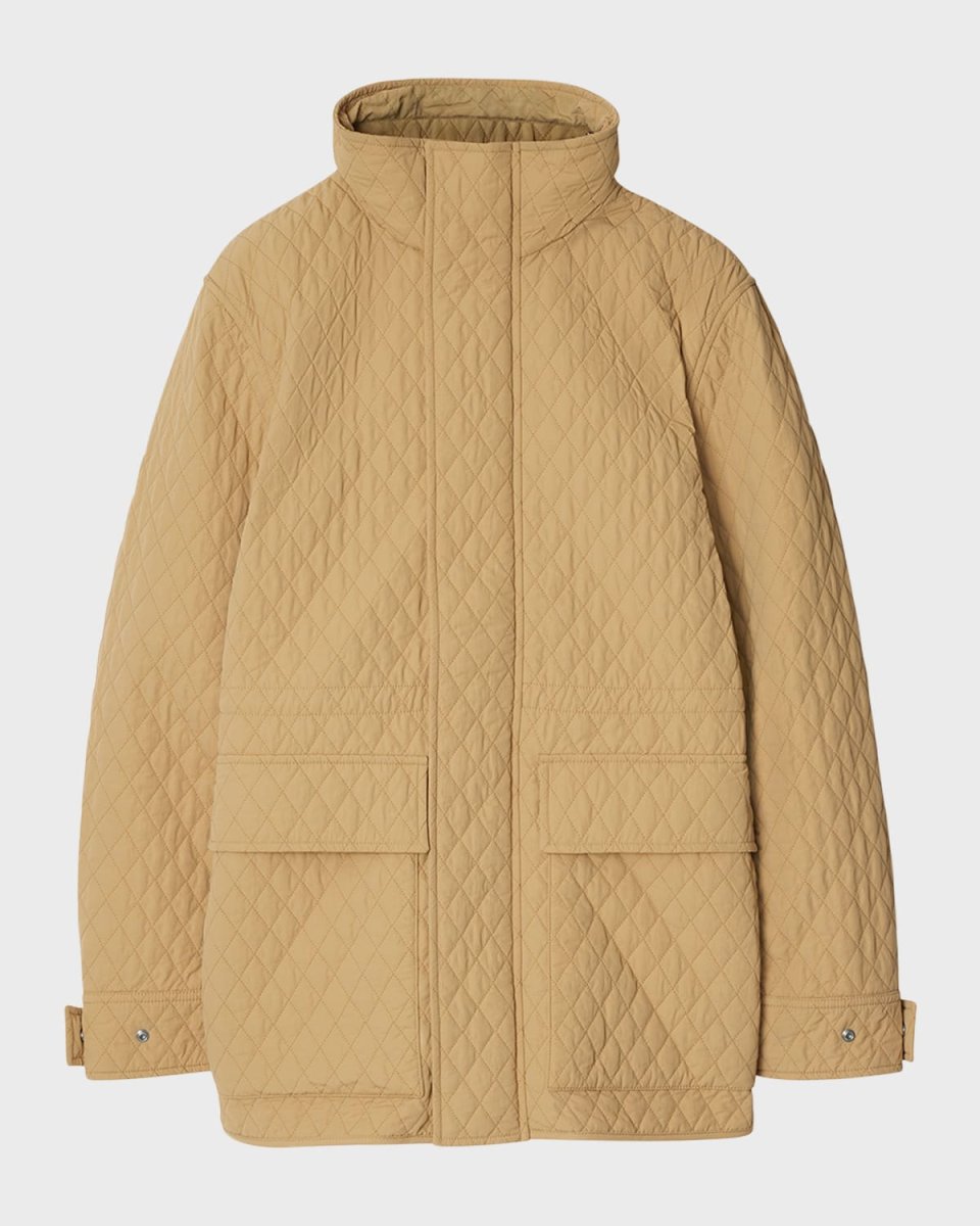 Short Quilted Parka Jacket