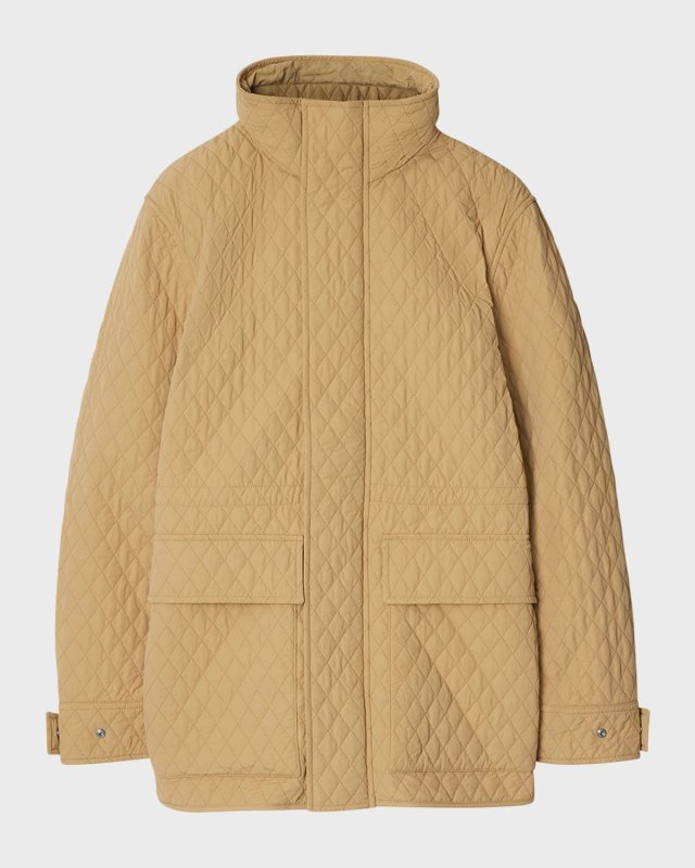 Short Quilted Parka Jacket