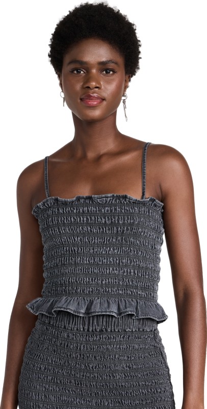 Isabel Marant Étoile Daline Top Dark Grey
