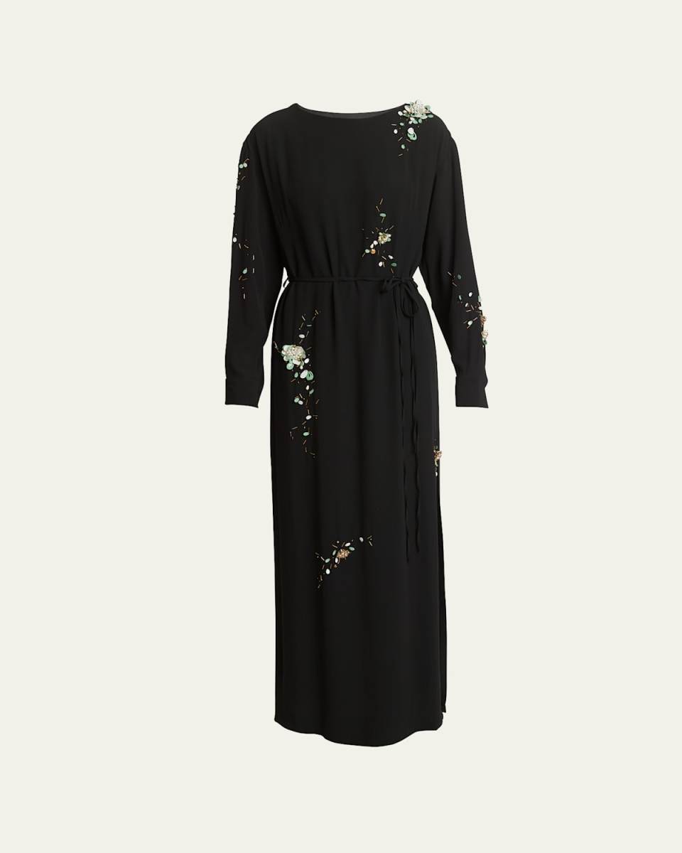 Duzco Embellished Maxi Dress