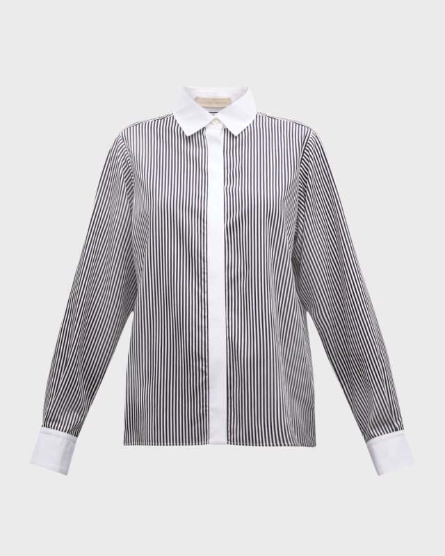Dario Striped Button-Down Shirt