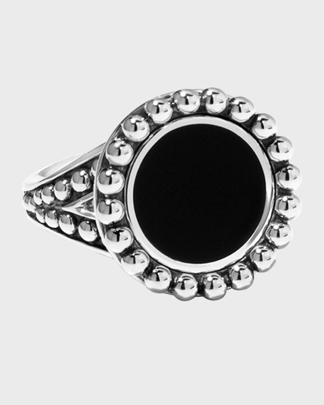 Maya 13mm Round Inlay Ring