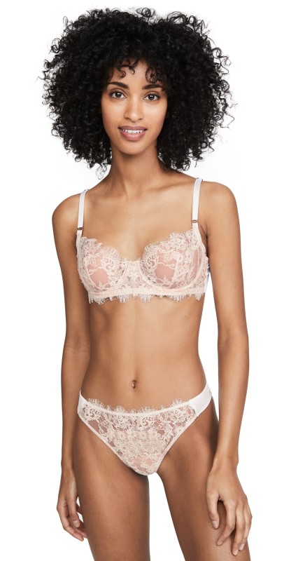 Skarlett Blue Entice Balconette Bra White/Nylon