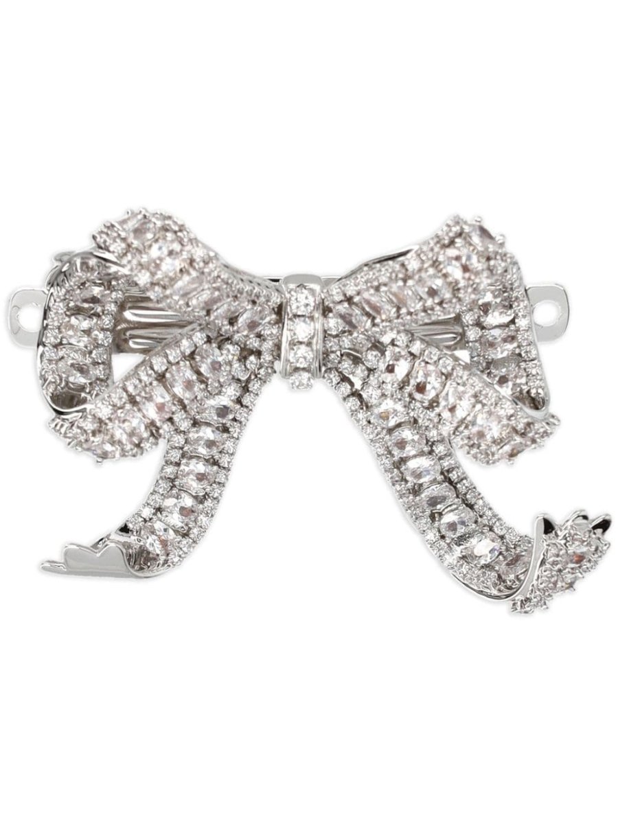 Bow Crystal hair clip