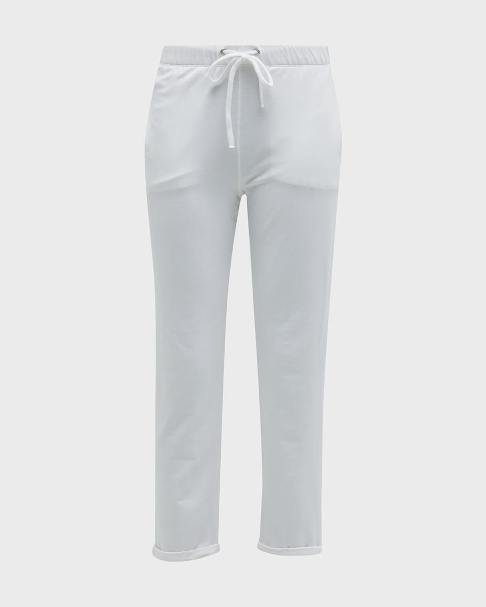 French Terry Cuffed Drawstring Pants