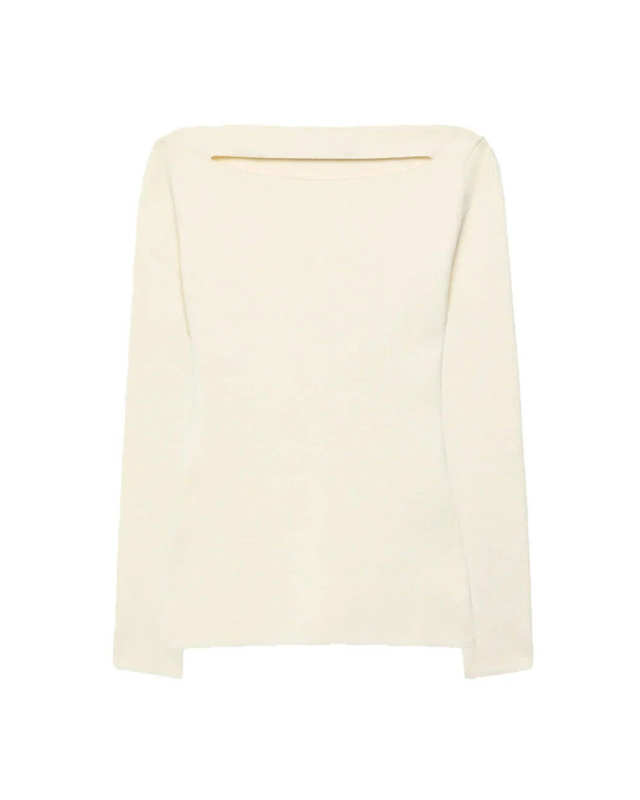 Compact Cutout Knit Top