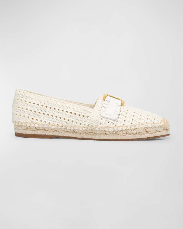 x High Summer Marcie Crochet Buckle Espadrilles