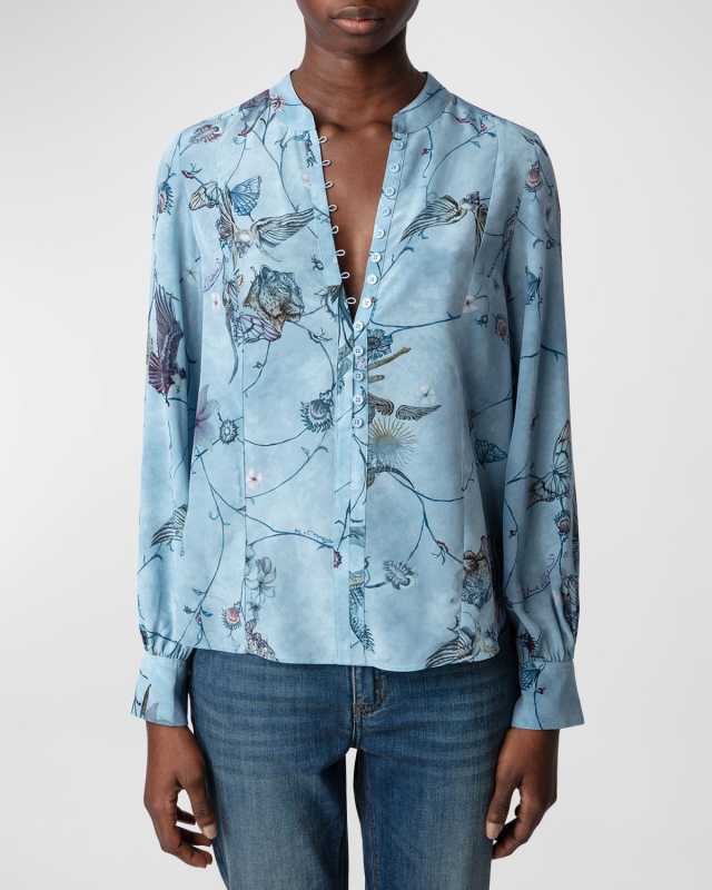 Twina Holly Crepe de Chine Blous