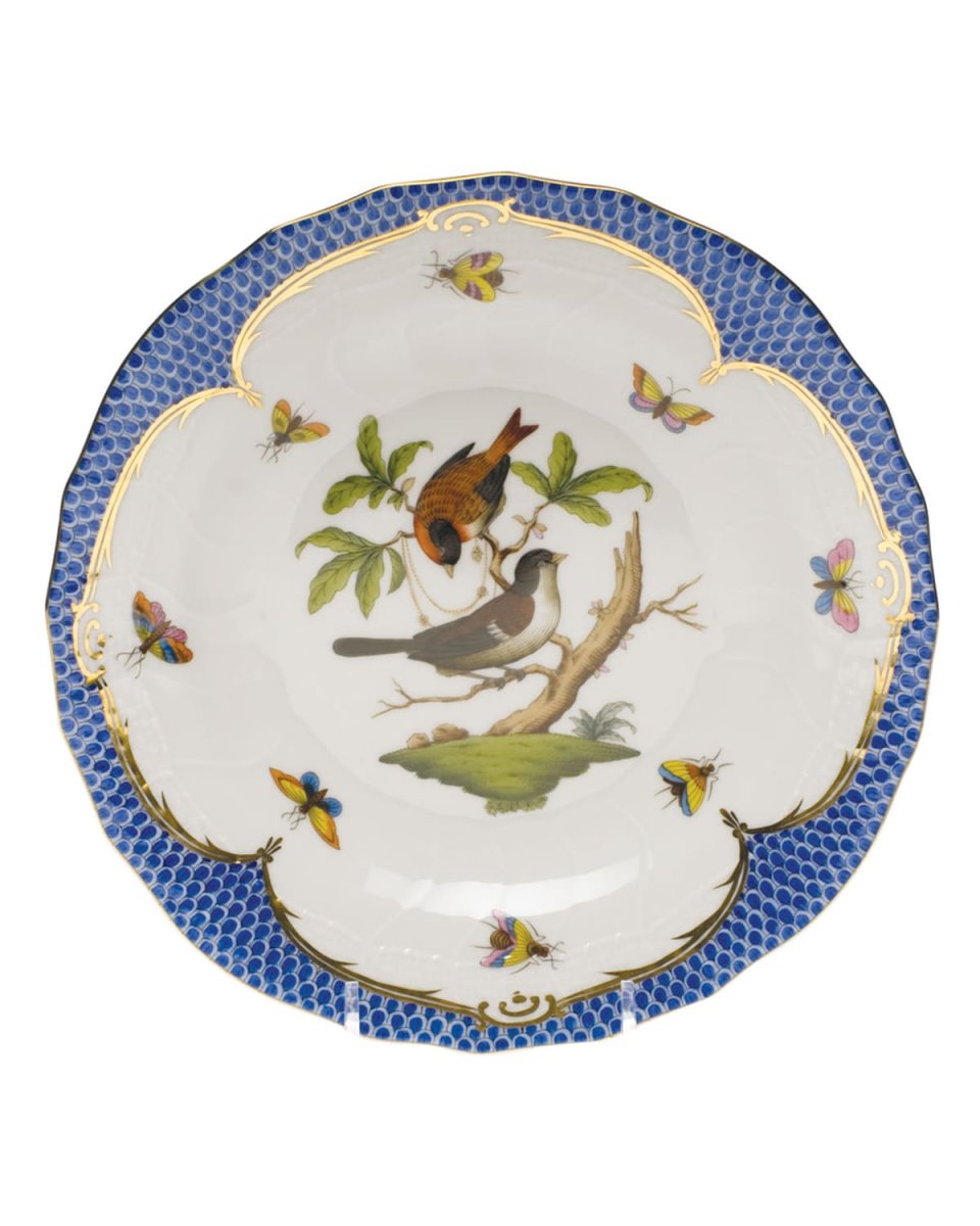 Rothschild Blue Motif 04 Dessert Plate